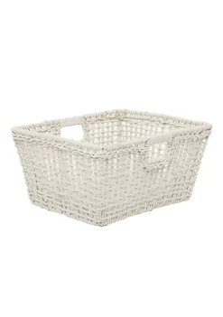 Hot Sale 🧨 Bohemian Cotton Storage Basket by Monroe Lane ⭐ -Monroe Lane Sales Belk 18515