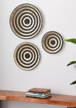 Best Pirce 💯 Contemporary Metal Wall Decor - Set of 3 by Monroe Lane 😉