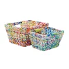 Promo 😉 Bohemian Cotton Storage Basket - Set of 2 by Monroe Lane ⌛