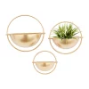 Cheap 😍 Contemporary Metal Wall Planter - Set of 3 by Monroe Lane 🔔
