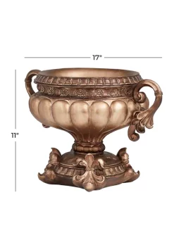 Cheap ✔️ Traditional Polystone Decorative Bowl by Monroe Lane ⭐ -Monroe Lane Sales Belk 18556