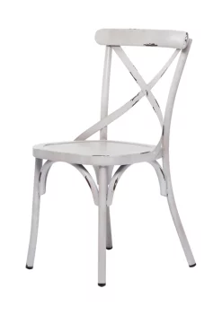 Best reviews of 🎁 Farmhouse Iron Outdoor Dining Chair - Set Of 2 by Monroe Lane 👏