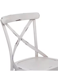 Best reviews of 🎁 Farmhouse Iron Outdoor Dining Chair - Set Of 2 by Monroe Lane 👏 -Monroe Lane Sales Belk 18567