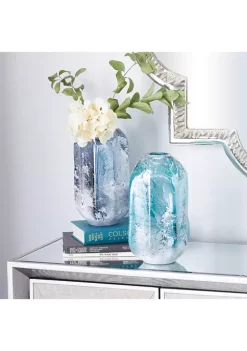 Hot Sale ✨ Contemporary Glass Vase - Set of 2 by Monroe Lane ⭐ -Monroe Lane Sales Belk 18613