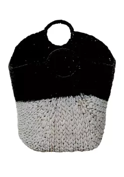 Best Pirce ✔️ Contemporary Seagrass Storage Basket by Monroe Lane 🧨 -Monroe Lane Sales Belk 18633