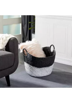 Best Pirce ✔️ Contemporary Seagrass Storage Basket by Monroe Lane 🧨 -Monroe Lane Sales Belk 18635