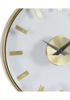 Hot Sale ✔️ Modern Aluminum Wall Clock by Monroe Lane ❤️ -Monroe Lane Sales Belk 18639
