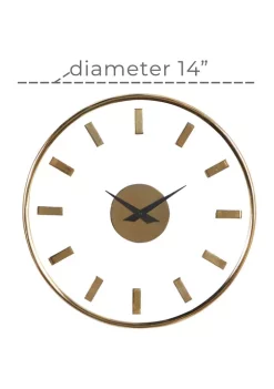 Hot Sale ✔️ Modern Aluminum Wall Clock by Monroe Lane ❤️ -Monroe Lane Sales Belk 18640