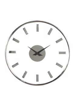 Hot Sale ✔️ Modern Aluminum Wall Clock by Monroe Lane ❤️ -Monroe Lane Sales Belk 18642