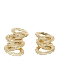 Promo 🔔 Contemporary Aluminum Sculpture - Set of 2 by Monroe Lane ❤️ -Monroe Lane Sales Belk 18653