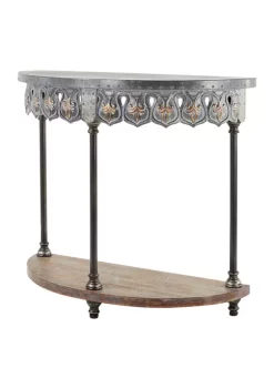 Best Sale 💯 Farmhouse Metal Console Table by Monroe Lane ✔️ -Monroe Lane Sales Belk 18700