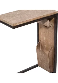 Best Pirce 👏 Industrial Wood Accent Table by Monroe Lane 🧨 -Monroe Lane Sales Belk 18711