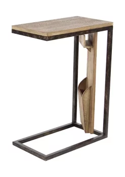Best Pirce 👏 Industrial Wood Accent Table by Monroe Lane 🧨 -Monroe Lane Sales Belk 18712