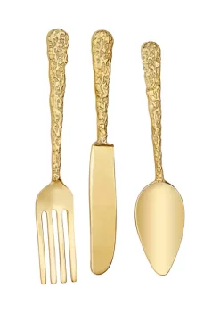 Hot Sale ⌛ Eclectic Aluminum Wall Decor - Set of 3 by Monroe Lane 🥰 -Monroe Lane Sales Belk 18719