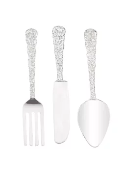 Hot Sale ⌛ Eclectic Aluminum Wall Decor - Set of 3 by Monroe Lane 🥰 -Monroe Lane Sales Belk 18720