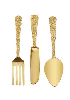 Hot Sale ⌛ Eclectic Aluminum Wall Decor - Set of 3 by Monroe Lane 🥰 -Monroe Lane Sales Belk 18721