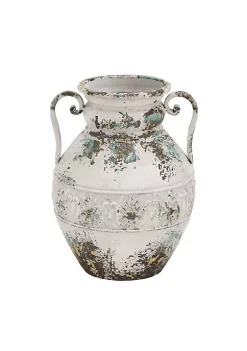 Hot Sale ⌛ Vintage Metal Vase by Monroe Lane 🧨 -Monroe Lane Sales Belk 18748