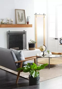 Buy 🛒 Contemporary Metal Fireplace Screen by Monroe Lane 👏 -Monroe Lane Sales Belk 18757