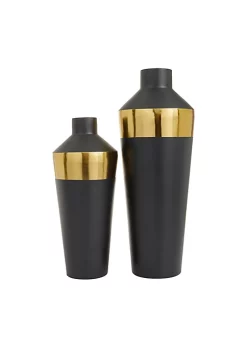 Deals ⌛ Modern Metal Vase - Set of 2 by Monroe Lane 💯 -Monroe Lane Sales Belk 18789