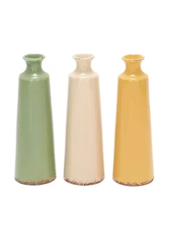 Best Pirce 💯 Vintage Ceramic Vase - Set of 3 by Monroe Lane 🔥