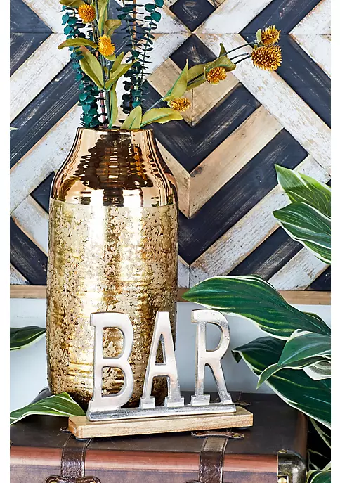 Wholesale 😀 Glam Aluminum Decorative Sign by Monroe Lane 💯 2 Wholesale 😀 Glam Aluminum Decorative Sign by Monroe Lane 💯 - Image 2