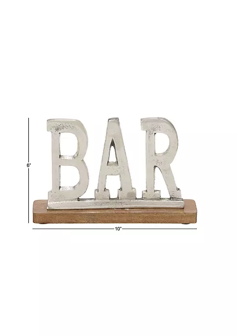 Wholesale 😀 Glam Aluminum Decorative Sign by Monroe Lane 💯 4 Wholesale 😀 Glam Aluminum Decorative Sign by Monroe Lane 💯 - Image 4