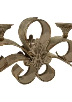 Buy 😍 Rustic Metal Candelabra by Monroe Lane ❤️ -Monroe Lane Sales Belk 18815