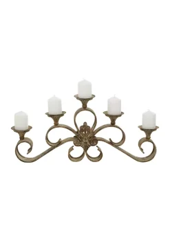 Buy 😍 Rustic Metal Candelabra by Monroe Lane ❤️ -Monroe Lane Sales Belk 18818