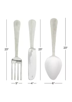 Buy 🌟 Contemporary Aluminum Wall Decor - Set of 3 by Monroe Lane 😀 -Monroe Lane Sales Belk 18828