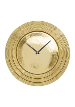 Promo 🌟 Glam Aluminum Wall Clock by Monroe Lane 🛒