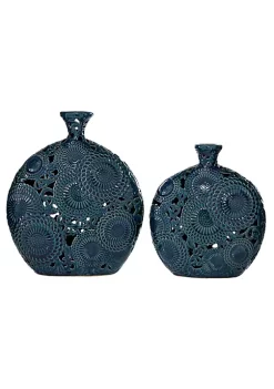 Top 10 🎁 Eclectic Ceramic Vase - Set of 2 by Monroe Lane 💯