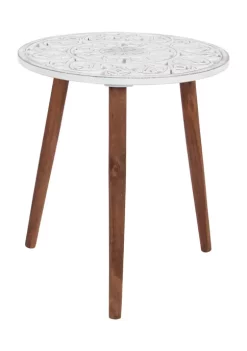 Brand new π€© Contemporary Wood Accent Table by Monroe Lane π