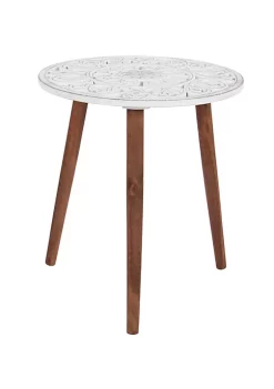 Brand new 🤩 Contemporary Wood Accent Table by Monroe Lane 🔔 -Monroe Lane Sales Belk 18881