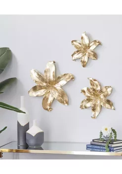 Best Sale 🔔 Contemporary Polystone Wall Decor - Set of 3 by Monroe Lane ❤️