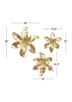 Best Sale 🔔 Contemporary Polystone Wall Decor - Set of 3 by Monroe Lane ❤️ -Monroe Lane Sales Belk 18905