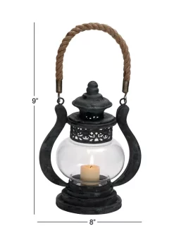 Best Pirce ⌛ Iron Rustic Lantern by Monroe Lane 😍 -Monroe Lane Sales Belk 18923