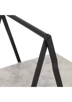 New 🌟 Contemporary Marble Tiered Server by Monroe Lane ⌛ -Monroe Lane Sales Belk 18933