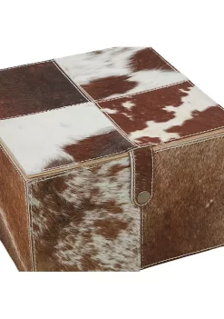 Hot Sale 🎉 Eclectic Leather Box - Set of 2 by Monroe Lane 🥰 -Monroe Lane Sales Belk 1896