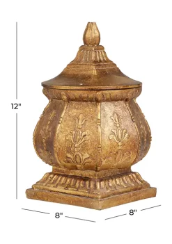 Promo 🥰 Traditional Polystone Decorative Jars by Monroe Lane 💯 -Monroe Lane Sales Belk 18960