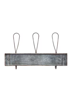 Buy ⭐ Iron Vintage Wall Hook Rack by Monroe Lane 👏 -Monroe Lane Sales Belk 18967