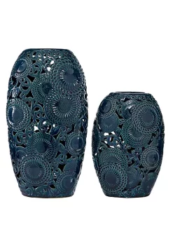 Cheapest 🥰 Eclectic Ceramic Vase - Set of 2 by Monroe Lane 👏