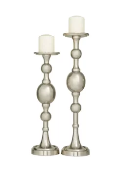 Cheapest 👍 Glam Aluminum Candle Holder - Set of 2 by Monroe Lane 🧨 -Monroe Lane Sales Belk 19004