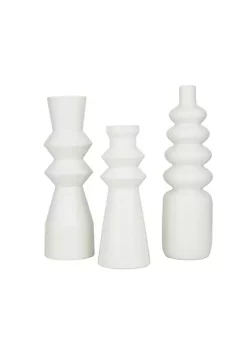 Buy 🛒 Contemporary Ceramic Vase - Set of 3 by Monroe Lane 🤩 -Monroe Lane Sales Belk 19011
