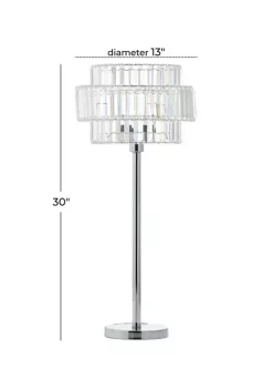 Best Pirce 👍 Contemporary Metal Table Lamp - Set of 2 by Monroe Lane 😍 -Monroe Lane Sales Belk 19043