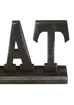 Coupon 😉 Industrial Wood Decorative Sign by Monroe Lane ❤️ -Monroe Lane Sales Belk 19058