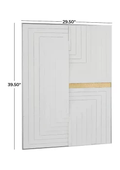 Buy ✨ Contemporary Wood Framed Wall Art by Monroe Lane 🌟 -Monroe Lane Sales Belk 19065