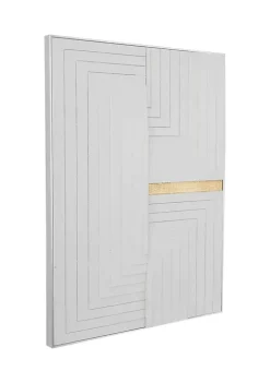 Buy ✨ Contemporary Wood Framed Wall Art by Monroe Lane 🌟 -Monroe Lane Sales Belk 19066