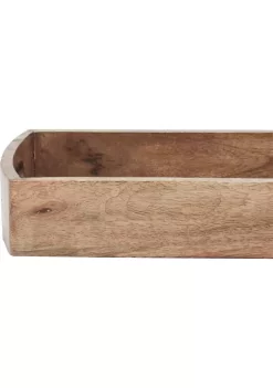 Cheap 🎉 Rustic Mango Wood Tray - Set of 3 by Monroe Lane ✨ -Monroe Lane Sales Belk 19070