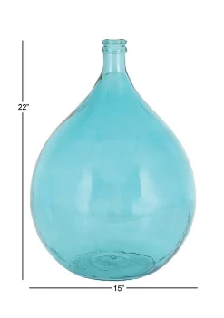 Deals 🥰 Coastal Glass Vase by Monroe Lane 🛒 -Monroe Lane Sales Belk 19089
