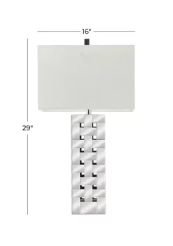 Budget 🎁 Glam Glass Table Lamp - Set of 2 by Monroe Lane ❤️ -Monroe Lane Sales Belk 19115